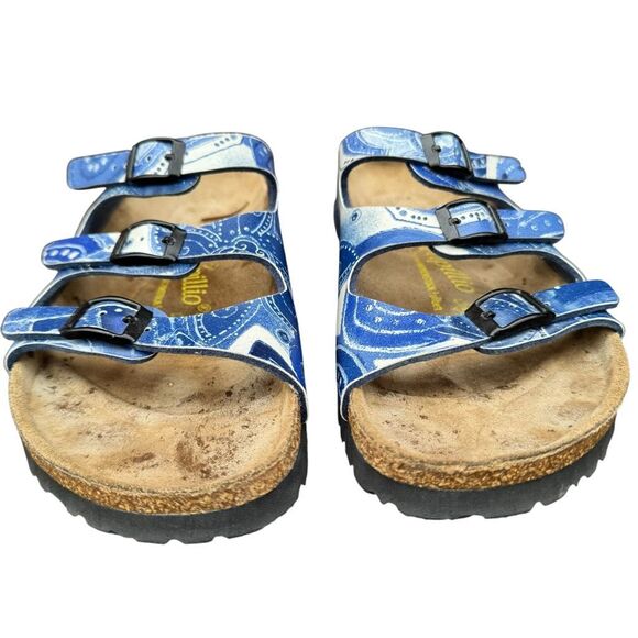 Birkenstock x Papillio Bandana Florida Sea Spray Sandals Size 7 - Picture 11 of 11
